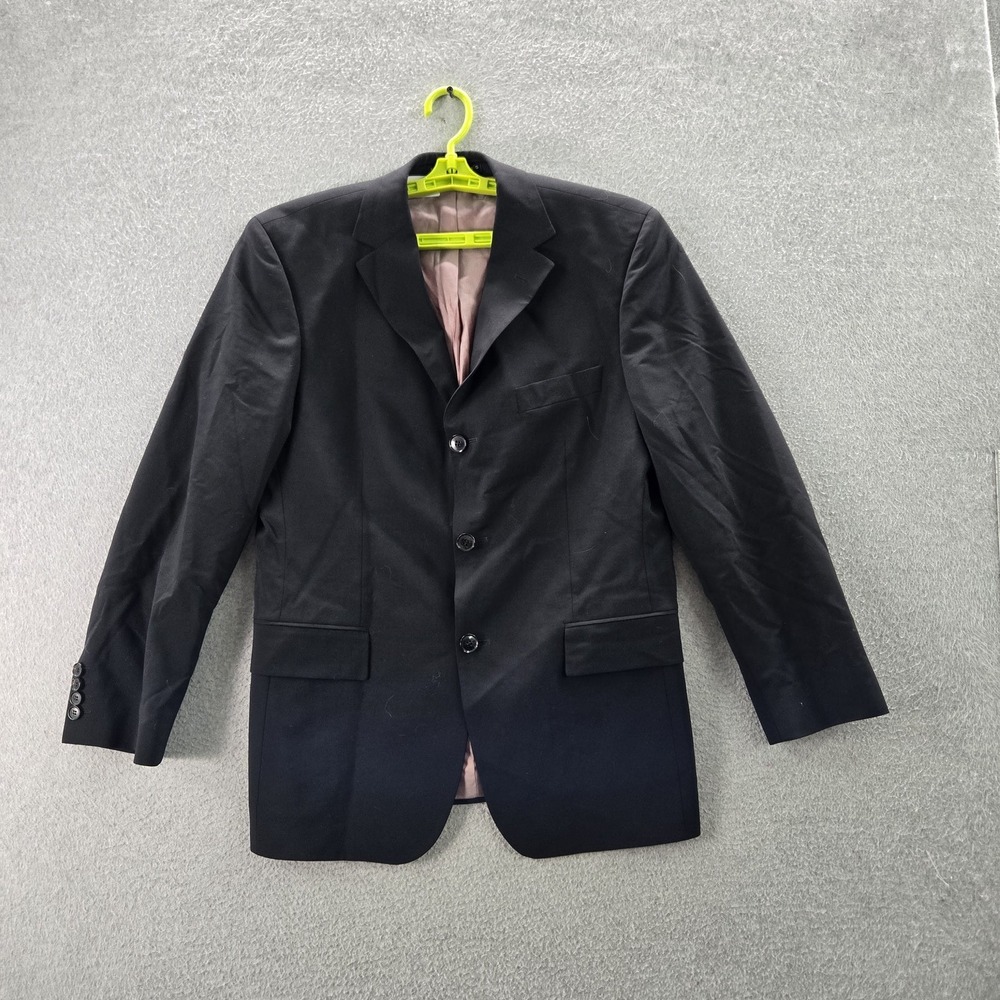 Hugo Boss Men Blazer 36S Black Button‎ Long Sleeve